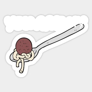 You Are My Meatball_ (I Am Your Spaghetti) Sticker